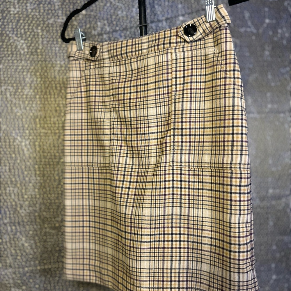 Merona Cream Tan Pencil Skirt Knee-Length Work